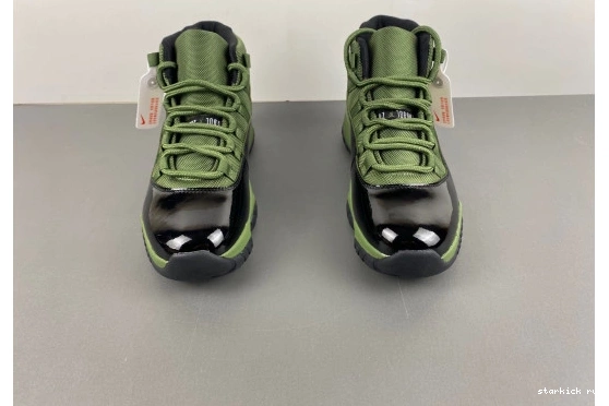 Green CT8012-300 Retro Military CT8012-300 11  Jordan 0402